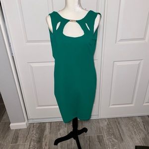 Emerald Green BeBe Cocktail Dress